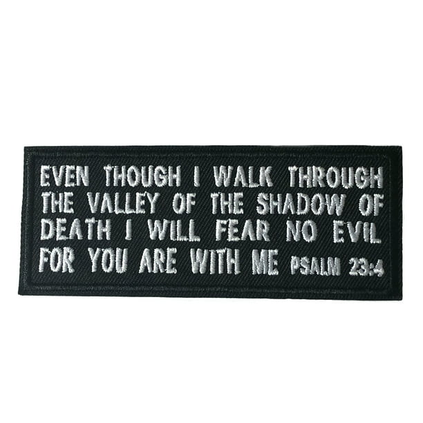 Isaiah 30:18 Embroidered Patch Iron-on/Sew-on Religious Bible Verse DIY Applique 